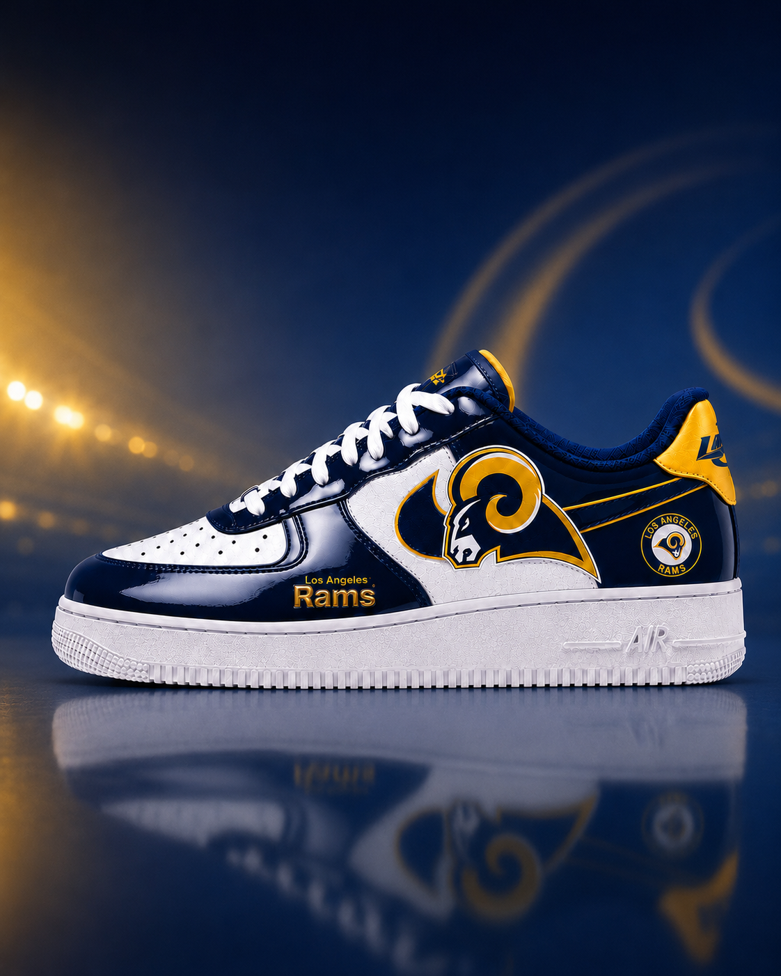 Los Angeles Rams Custom Air-Style Sneakers