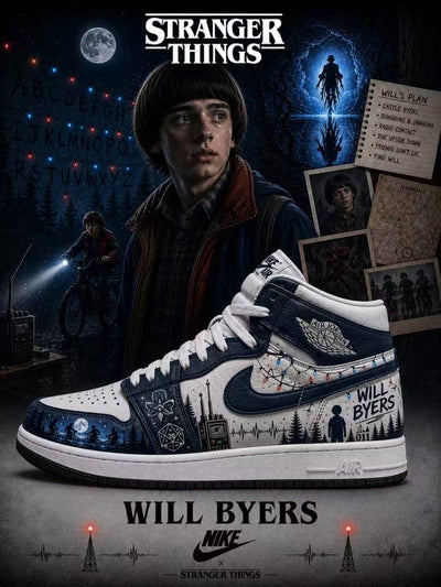 Will Byers V.2 Custom High-Top Sneakers
