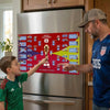 Exclusive Original World Cup 2026 Magnetic Bracket Tournament Tracker,Gift for Him, Husband, Dad