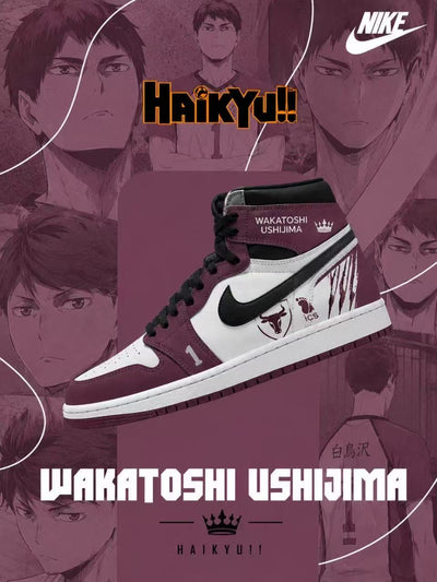 Wakatoshi Ushijima V.5 Custom High-Top Sneakers