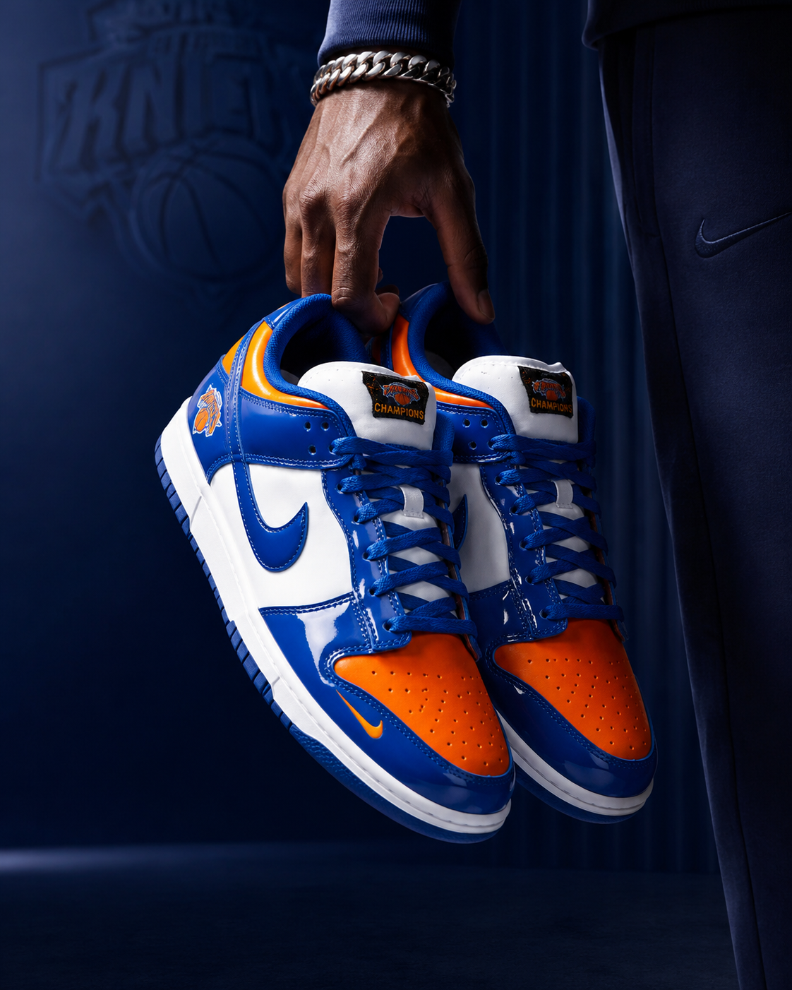 New York Knicks Championship🏆  Custom Dunk Lows Sneakers