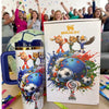World Cup 2026 Soccer Tumbler 40oz with Handle, Champions Edition Limited Cup, USA Canada Mexico Football Fan Gift