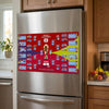 Exclusive Original World Cup 2026 Magnetic Bracket Tournament Tracker,Gift for Him, Husband, Dad
