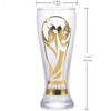 Official FIFA World Cup 2026 Edition - 17oz Pilsner Beer Glass & 6-Inch Trophy Bottle Opener Gift Set