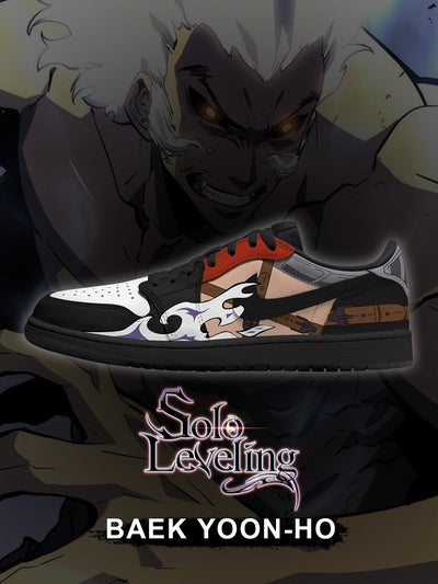 Baek Yoon-ho V.1 Custom Low-Top Court Sneakers