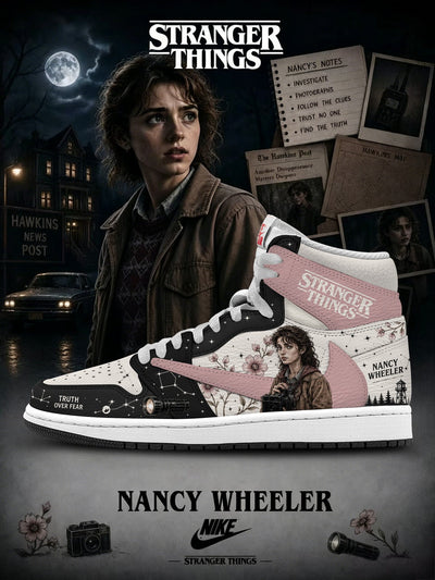 Nancy Wheeler V.1 Custom TS High Sneakers