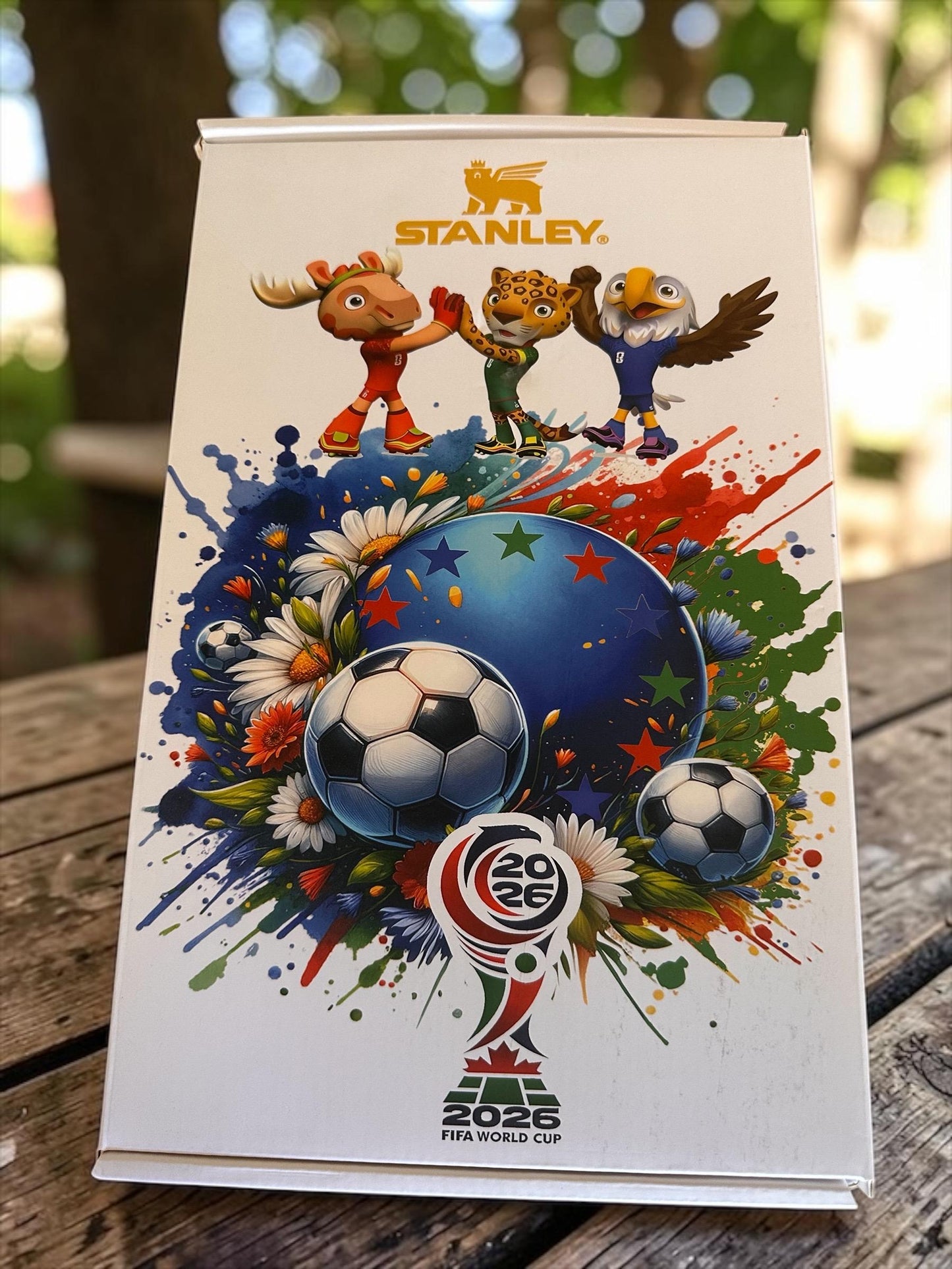 World Cup 2026 Soccer Tumbler 40oz with Handle, Champions Edition Limited Cup, USA Canada Mexico Football Fan Gift