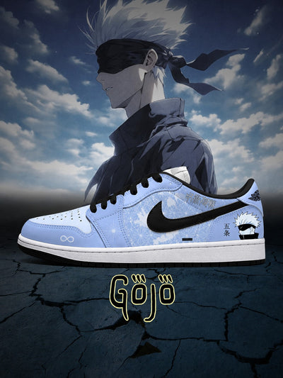 Satoru Gojo V.10 Custom Low-Top Court Sneakers