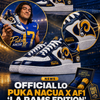 Los Angeles Rams  Custom Air-Style Sneakers