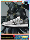 BlackWarGreymon V.1 Custom TS Low Sneakers