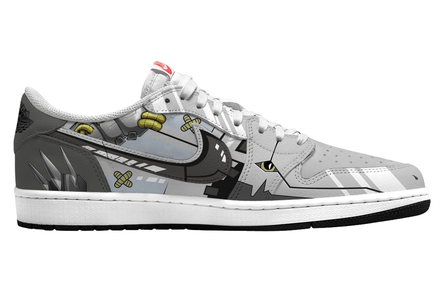 BlackWarGreymon V.1 Custom TS Low Sneakers