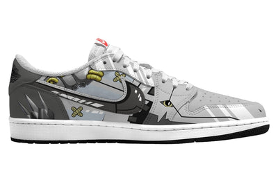BlackWarGreymon V.1 Custom TS Low Sneakers