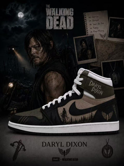 Daryl Dixon V.1 Custom High-Top Sneakers