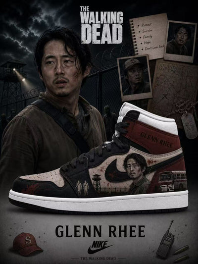 Glenn Rhee V.1 Custom High-Top Sneakers