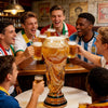 World Cup Trophy Beer Glass, FIFA Football Fan Barware, Sports Bar Collectible Mug
