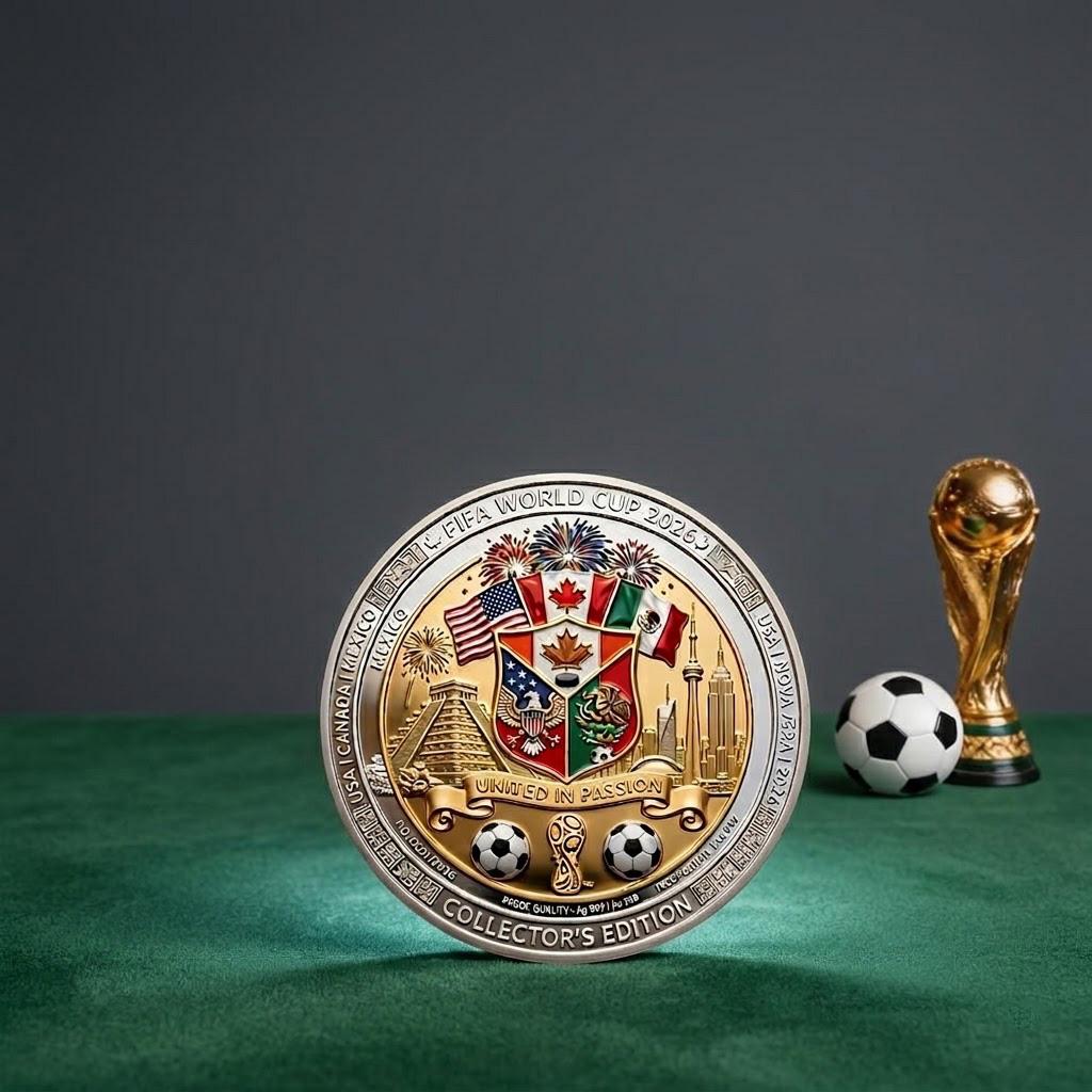 World Cup 2026 Challenge Coin, FIFA World Cup 2026 Coin, North America Legacy Challenge Coin, Soccer Memorabilia, Gift for Soccer Fan