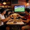 World Cup Trophy Beer Glass, FIFA Football Fan Barware, Sports Bar Collectible Mug