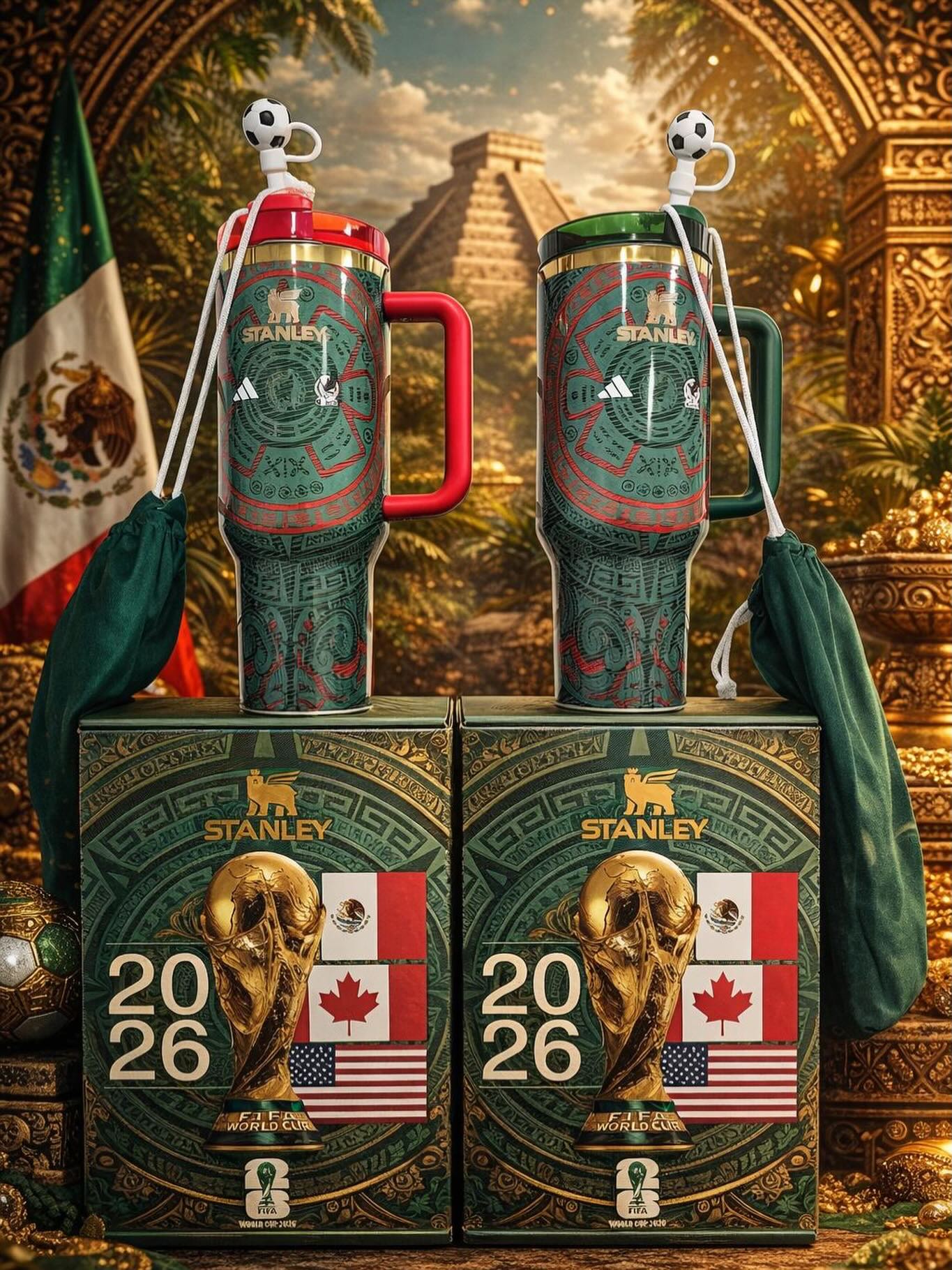 Stanley FIFA World Cup 2026 Tumbler | Mexico USA Canada Edition