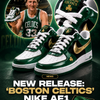 Boston Celtics  Custom Air-Style Sneakers - Air Force 01