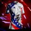 USA Eagle Soccer Jersey – American Flag Patriotic Shirt, Red White Blue Sports Fan Jersey