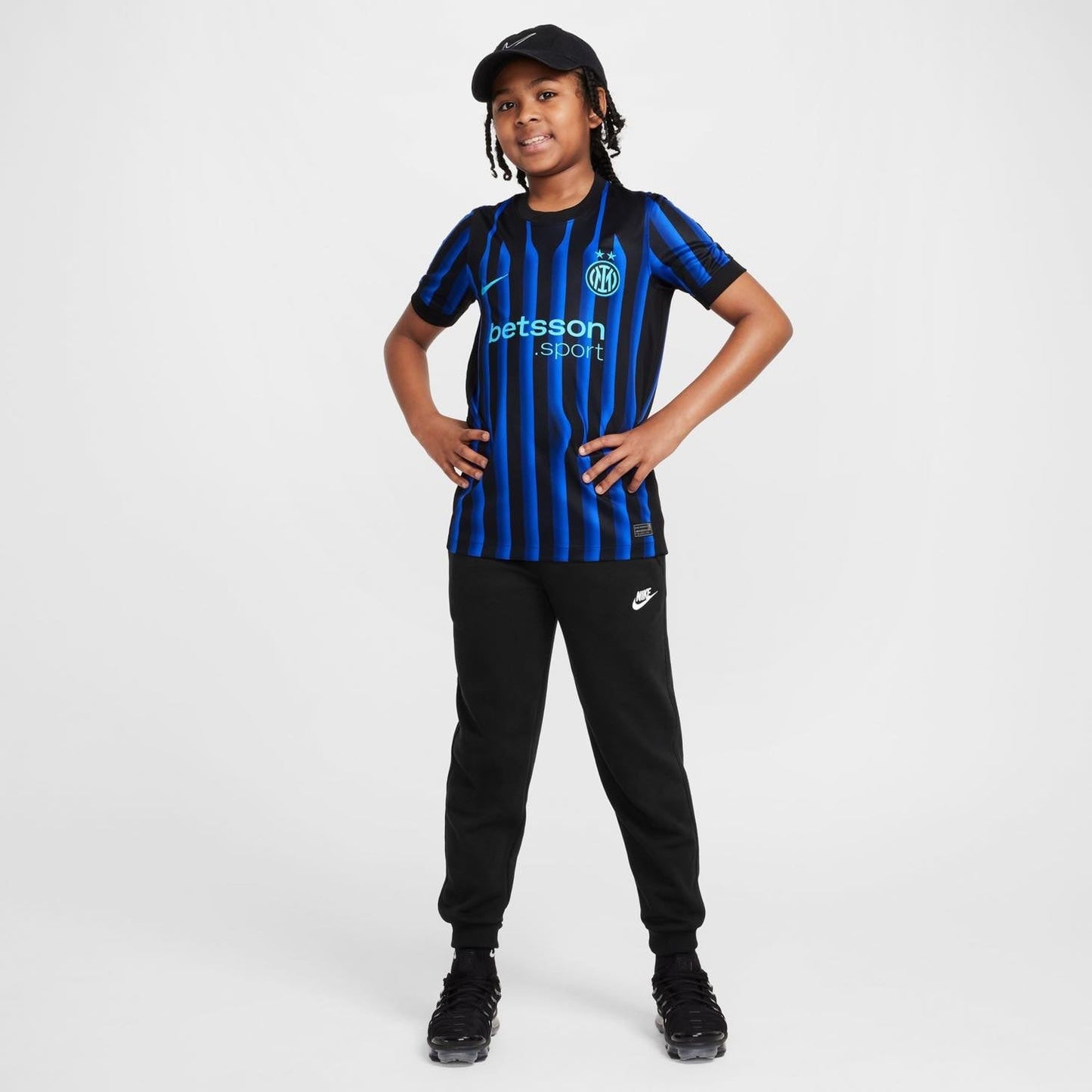 Inter Milan 2025/26 Stadium Home Jersey Youth