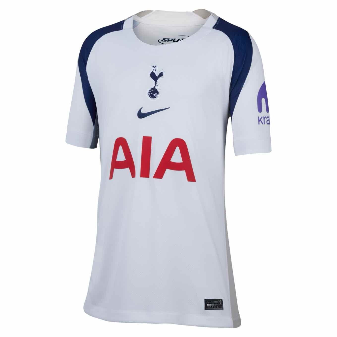 Tottenham Hotspur 2025/26 Stadium Home Jersey Youth