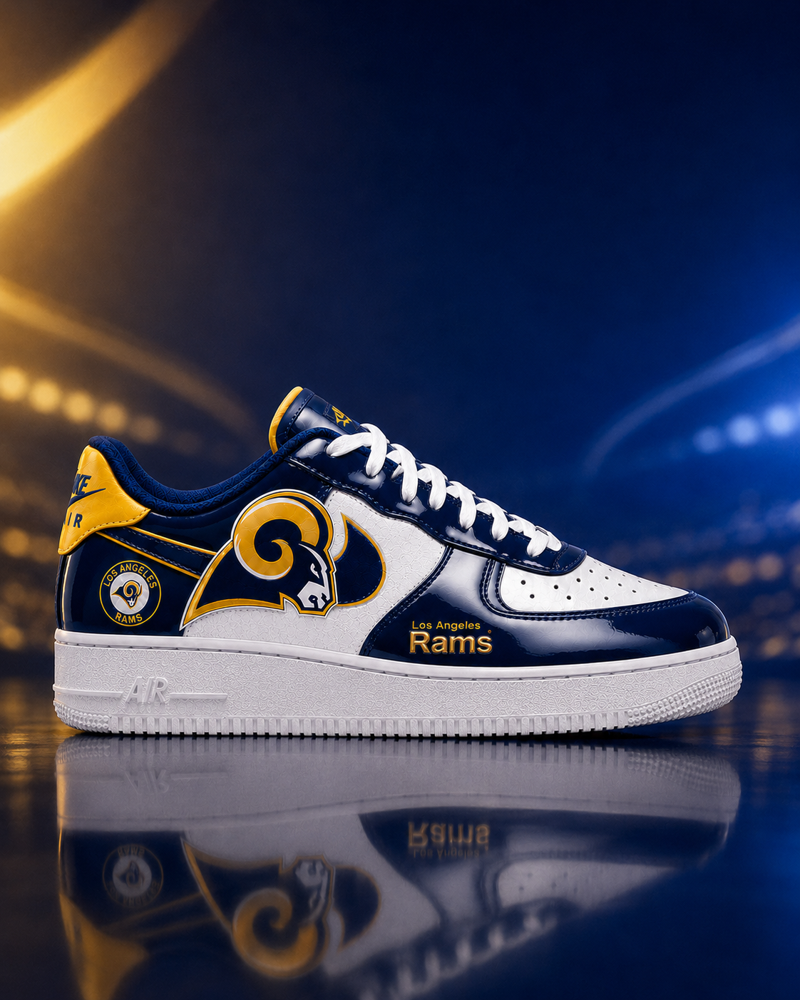 Los Angeles Rams  Custom Air-Style Sneakers