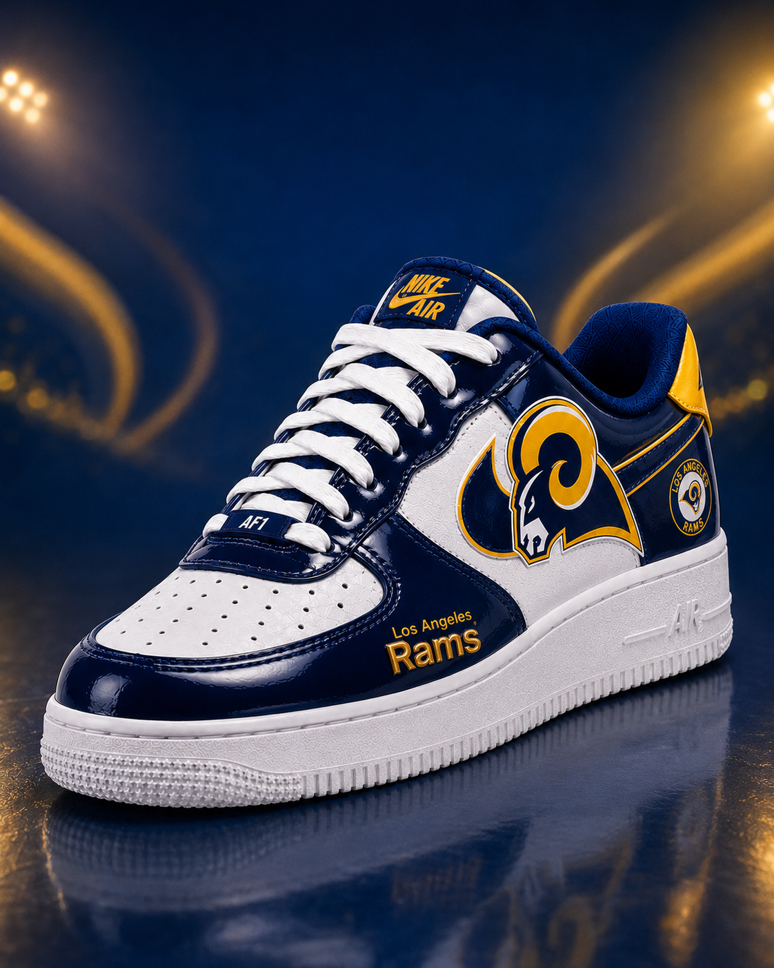 Los Angeles Rams  Custom Air-Style Sneakers