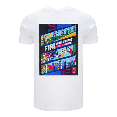 FIFA World Cup 2026™ Kansas City Poster White T-Shirt - Unisex