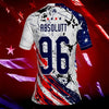 USA Eagle Soccer Jersey – American Flag Patriotic Shirt, Red White Blue Sports Fan Jersey