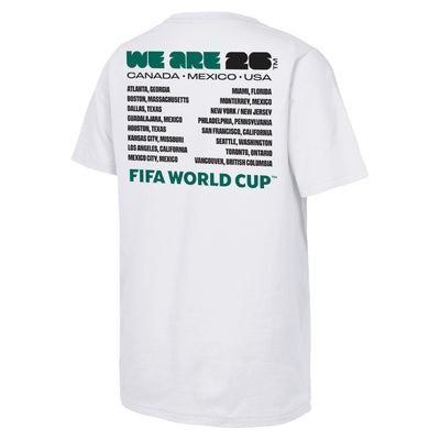 FIFA World Cup 2026™ 'We Are' Emblem and Cities T-Shirt - Unisex
