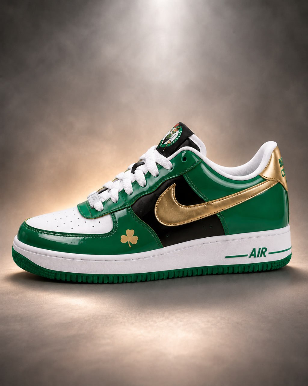Boston Celtics  Custom Air-Style Sneakers - Air Force 01