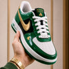 Boston Celtics  Custom Air-Style Sneakers - Air Force 01