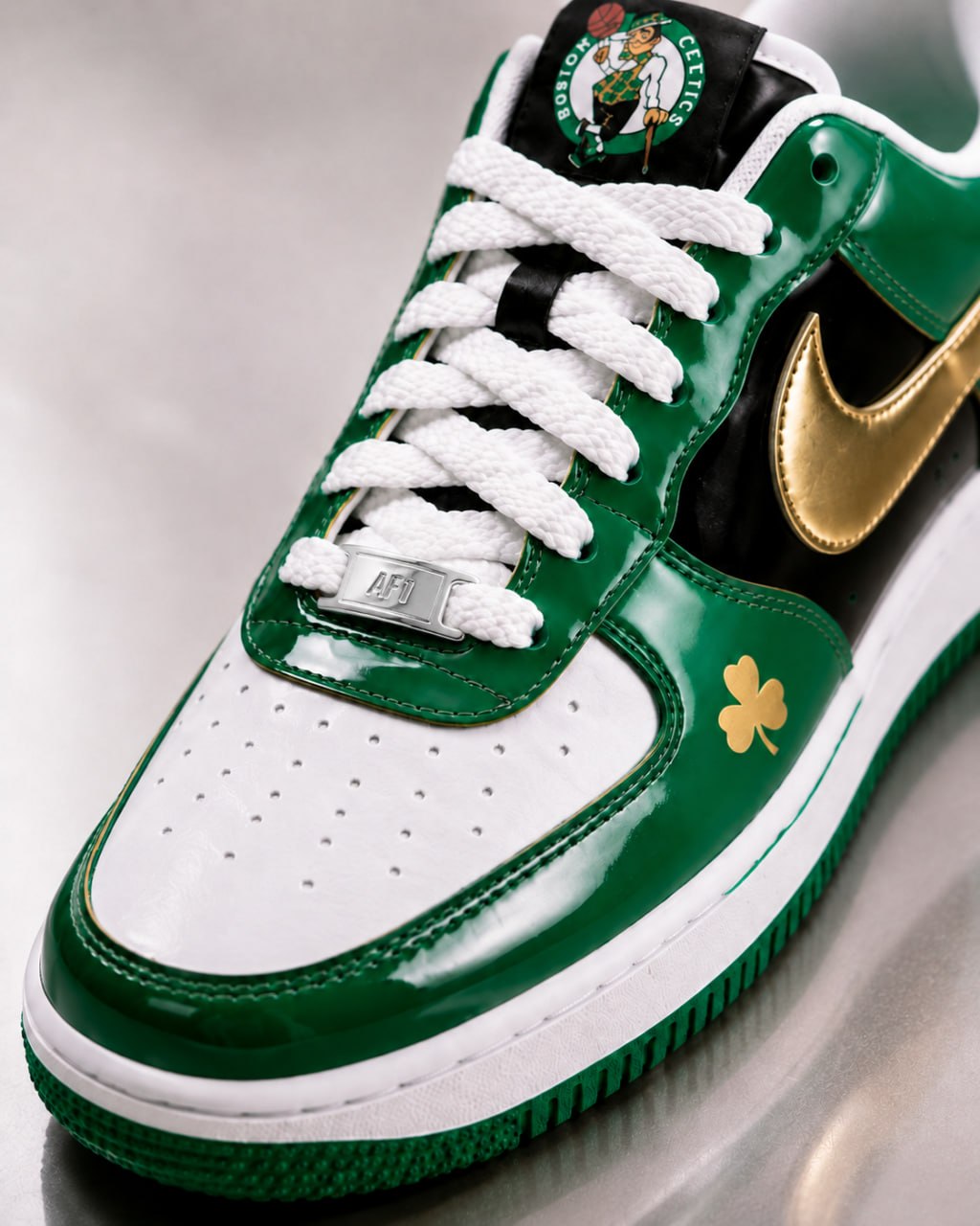 Boston Celtics  Custom Air-Style Sneakers - Air Force 01