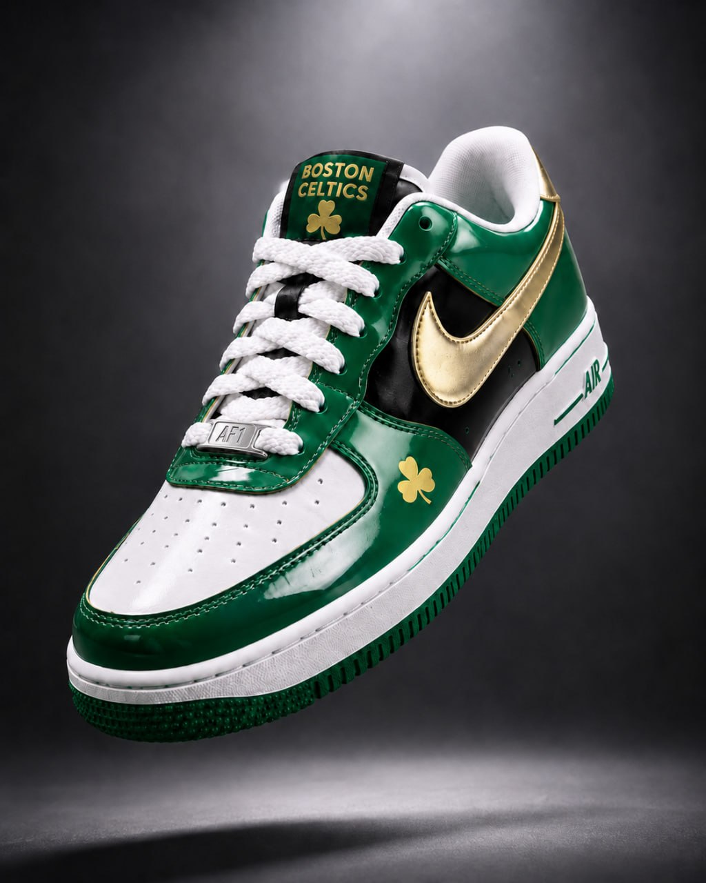 Boston Celtics  Custom Air-Style Sneakers - Air Force 01