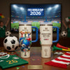 World Cup 2026 Soccer Tumbler 40oz with Handle, Champions Edition Limited Cup, USA Canada Mexico Football Fan Gift